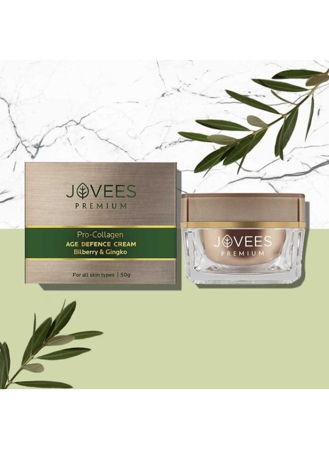 Jovees Premium Pro-Collagen Age Defence Cream 50 gm - Image 2